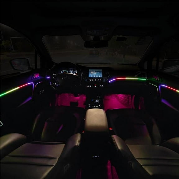 Race Sport Lighting 4AKIT 4 Piece 36 in. Ambient Flexible Acrylic Light Strip Custom Add-on Extension for AKIT18