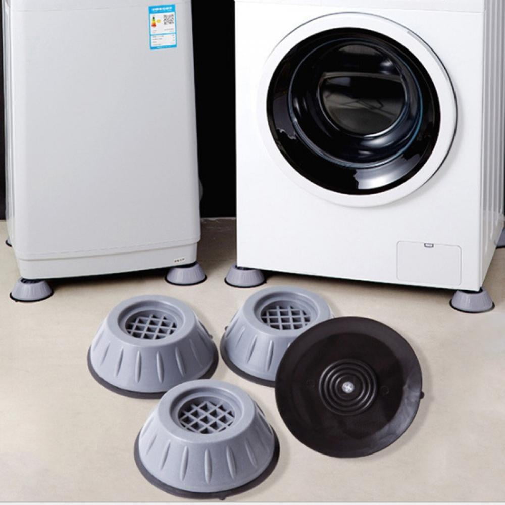 SayHia 4PCS Washer Dryer Stabilizer Pads Antivibration and Anti-Walk Pads Washing Machine Mats 