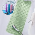 thumbnail image 3 of Bowayaoa Clearance Extra Long Non-Slip Bath Mat 39x16 Inch, 200 Suction Cup Shower Floor Mat - PVC Machine Washable Bathroom Mat for Elderly Safety, Anti-Mold Drainage Holes, 3 of 7