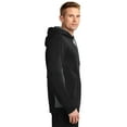 thumbnail image 3 of Sport-Tek Sport Wick Fleece Colorblock Hooded Pullover-XS (Black/ Dark Smoke Grey), 3 of 6