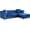 Blue, variant on Glory Furniture Paige Velvet Sofa Chaise in Gray