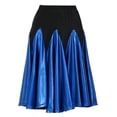 thumbnail image 1 of Falda de baile para mujer, vestido de fiesta para practicar, ropa de baile para actuaciones en el escenario. Azul, 1 of 7