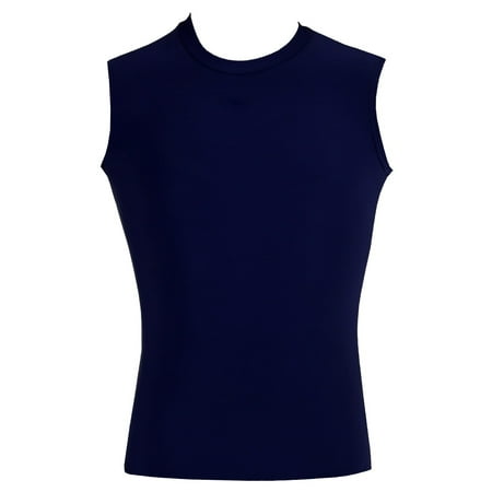McDavid 882 Men's Sleeveless hDc Compression Shirt Navy Medium