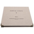 thumbnail image 3 of Miangastore 1Pcs Movie Ticket Stub Binder for Adults Home Organization in Coffee Color with Rectangular Shape, 3 of 8
