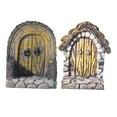 thumbnail image 5 of TAILTOSS Fish Tank Accessories Mini Resin Door Ornament Rustic Shape Aquarium Decor 2Pcs, 5 of 7