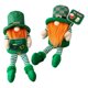 thumbnail image 2 of KAKOWELY 2 adornos de escritorio de gnomo para el Día de San Patricio, decoración de gnomo de mesa, gnomo hecho a mano, 2 of 4