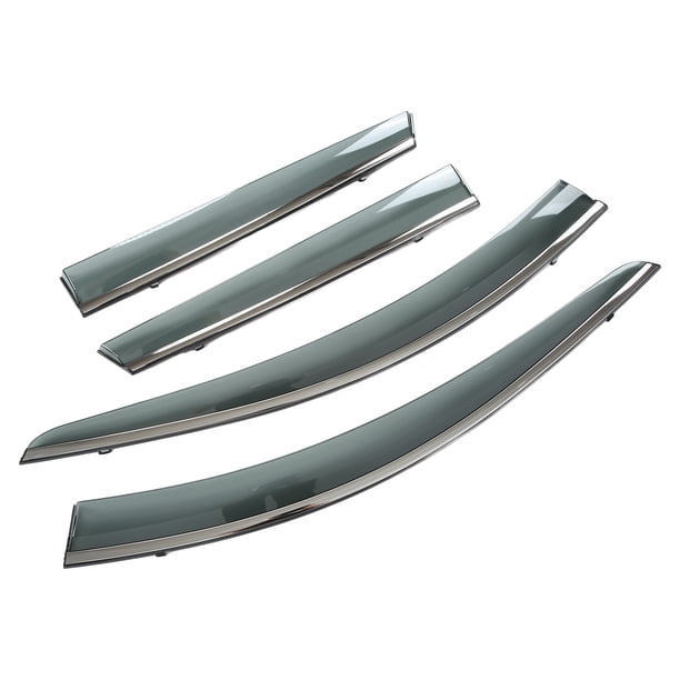 Deflector de visera para ventana lateral, 4 piezas, viseras para ventana lateral, viseras para ventana lateral, parasol para ventilación, protector de visera para ventana, multifuncional