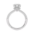 thumbnail image 3 of Ammo Jewel 2.3 Ct Heart Cut Lab-Created Simulated Diamond Engagement Ring - 14K White Gold Plated Ring - Prong Setting - Perfect for Anniversaries, and Gifts for Her - Elegant Design for Women's, 3 of 3