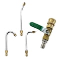 thumbnail image 2 of figatia Power Washer Extension Wands 1/4' Quick Connect Fitting 3 Attachments Curved Rod for Cleaning for Lawn Car Cleaning Driveways, 2 of 8