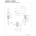 thumbnail image 3 of Fauceture LS8220DPL Paris Single-Handle Bathroom Faucet with Push Pop-Up, Matte Black, 3 of 3