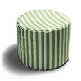 thumbnail image 1 of Jaxx Spring Outdoor Ottoman, Lime Stripes, 1 of 3