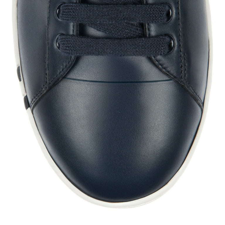 Bally Asher 6205252 Men s Dark Navy Calf Leather Sneakers MSRP 550 7.5 Walmart