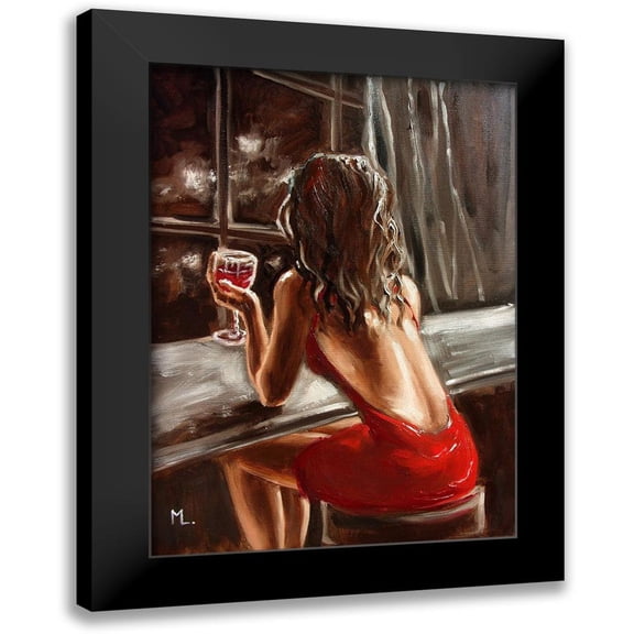 Luniak, Monika 11x14 Black Modern Framed Museum Art Print Titled - Warm Night
