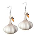 thumbnail image 3 of Pendientes colgantes jinwen acrílicos de con ajo para mujer decorativos con forma de gota, 3 of 8