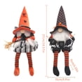 thumbnail image 3 of Halloween Plush Gnome, Handmade Swedish Tomte Elf Scandinavian Nisse Plush Gnomes Ornaments for Halloween Farmhouse Home Kitchen Decor, 3 of 11