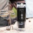 thumbnail image 3 of Cafetière, Service à Café Espresso 18 Bars Pompe à Pression Batterie Intégrée 2500mah Portable Café Espresso Intégré 2500mah Pression Automatique Bac 18 Bars Pompe avec 2-en-1 Café, 3 of 7