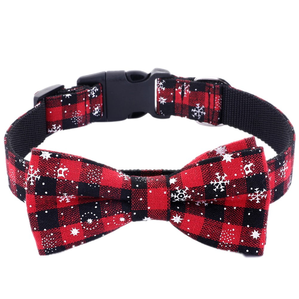 cat christmas bow tie collars