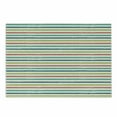thumbnail image 1 of Retro Cutting Board, Doodle Like Hand Drawn Paralel Lines Hipster Style Striped Pattern Colorful Graphic, Decorative Tempered Glass Cutting and Serving Board, Small Size, Multicolor, by Ambesonne, 1 of 1