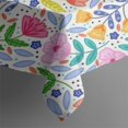 thumbnail image 2 of Pioneer Flower Floral Print Pattern Rectangle Tablecloth 60"x102",Waterproof Polyester Rectangle Table Cloth, Wipeable Spillproof Polyester Tablecloth for Dining, Camping, Indoor and Outdoor, 2 of 6