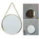 thumbnail image 4 of Espejo colgante de pared con cadena para dormitorio, marco dorado, decoración decorativa para el hogar y el baño. METRO, 4 of 9