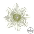 thumbnail image 2 of Vickerman 6.5" Celadon Snowflake Burst Glitter Christmas Ornament, 6 per Bag, 2 of 2