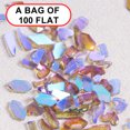 thumbnail image 2 of 1 bolsa de 100 accesorios para uñas con forma plana, accesorios para uñas Aurora Glass Drill, 2 of 5