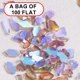 thumbnail image 2 of 1 bolsa de 100 accesorios para uñas con brocas planas Aurora Glass Drill Accesorios para uñas, 2 of 5