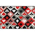 thumbnail image 4 of SKYSONIC 72x48in Playing Cards Area Rug, Seamless Pattern Floor Carpet for Indoor Living Dining Room and Bedroom Area, 4 of 7