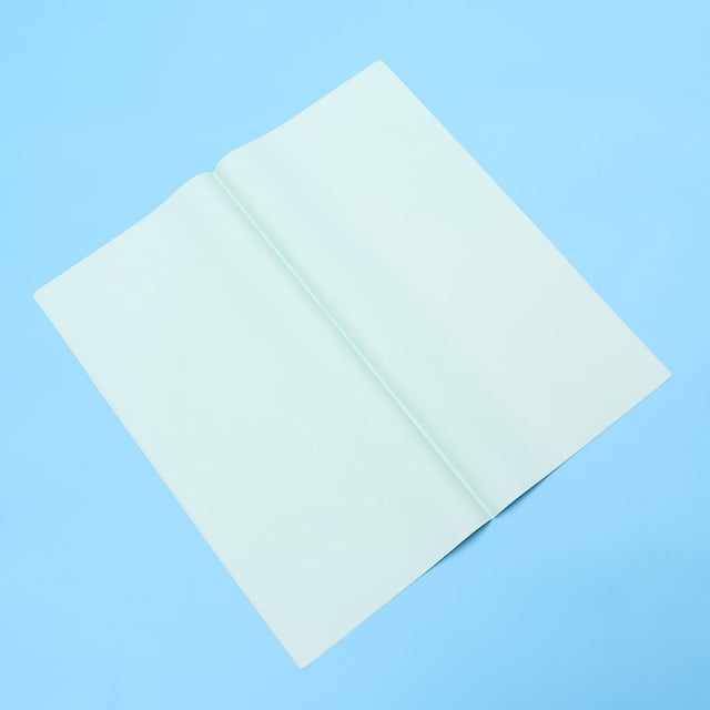 Raindrops 20Pcs Lightweight Plastic Material Waterproof Packaging Papers Green Two Sided Color Sheets