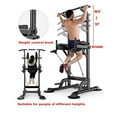 thumbnail image 2 of PCAFRS Power Tower Adjustable Height Dip Station Dip Stand Chin Up Bar Power Tower Workout Dip Stand for Home Gym Strength Training Workout Exercise Fitness, 2 of 5