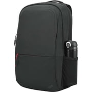 Lenovo Multiple Zipper Pockets Red Accents 16 Laptop Backpack, Black