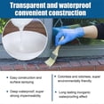 thumbnail image 4 of 2X Transparent Waterproof Glue Bathroom Balcony Brick-free Roof Leak-proof Glue Quick Dry Transparent Waterproof Coating, 4 of 4