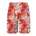 thumbnail image 5 of KPOPLK Mens Swim Trunks Quick Dry Swim Shorts with Mesh Lining Funny Swimwear Bathing Suits 7inch(Red,XXXL), 5 of 5