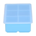 thumbnail image 2 of Ice  Molds, Easy To Demold Ice Tray  Food Grade Silicone  For Chocolate For Ice Cubes For Cakes Sky Blue, 2 of 8