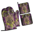 thumbnail image 1 of ZICANCN Oven Mitts and Pot Holders Sets, Fashion Flag Dinosaur Pattern Baking Sets Kitchen Heat Resistant 4 Pieces, 1 of 8