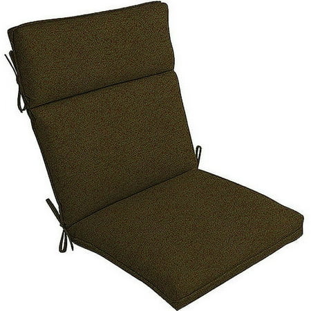 Paisley Glory Texture Brown Chair Cushion