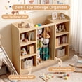 thumbnail image 5 of ROGALIS Book Shelf for Kid Room with 8 Storage Cubbies, Toddler Stuffed Animal Toy Storage Organizer, 5 of 7