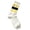 Dark Blue, variant on Retro Unisex Couple Striped Crew Socks Thick Lined Socks for Women Men Sporty Mid Calf Socks 1 Pack