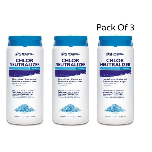 LESLIE'S - CHLOR NEUTRALIZER, 3 LBS. (Pack Of 3)