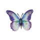 thumbnail image 4 of Decoraciones de pared Esculturas de pared 3D perfecl Mariposa Violeta, 4 of 8
