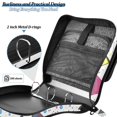 thumbnail image 4 of FORMRS Zipper Binder with Shoulder Strap 2-inch Ring 500 Sheet Capacity File Bag, Pink Simple Shapes, 4 of 5