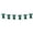 Green, variant on Christmas Bows 118.11 Inches Long Velvet Bow Garland, Double-Layer Ribbon Christmas Tree Ornaments, Mantel & Stair Railing, Wall & Door Frame Decorations, Festive Home Decor