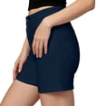 thumbnail image 4 of jjayotai Bermuda Shorts for Women Low Waisted Stretchy Shorts Straight Leg Loose Fitted Shorts Summer Casual Shorts with Pockets, 4 of 5