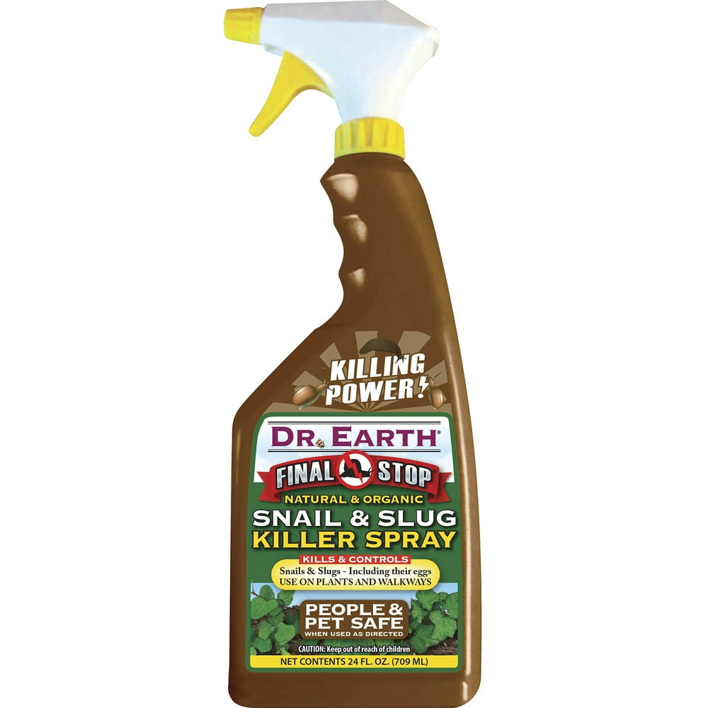 Dr. Earth Final Stop Snail & Slug Killer Spray, 24 oz RTU