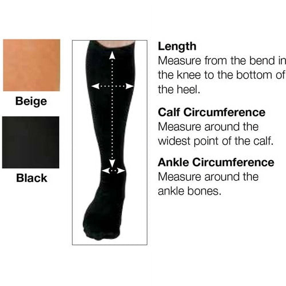 Curad Knee-High Compression Hosiery 15-20mmHg