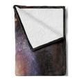 thumbnail image 2 of Galaxy Soft Flannel Fleece Throw Blanket, Spiral Nebula Print Outer Space Theme Far Stardust Starry Night Picture Print, Cozy Plush for Indoor and Outdoor Use, 70" x 90", Black Red Grey, by Ambesonne, 2 of 5