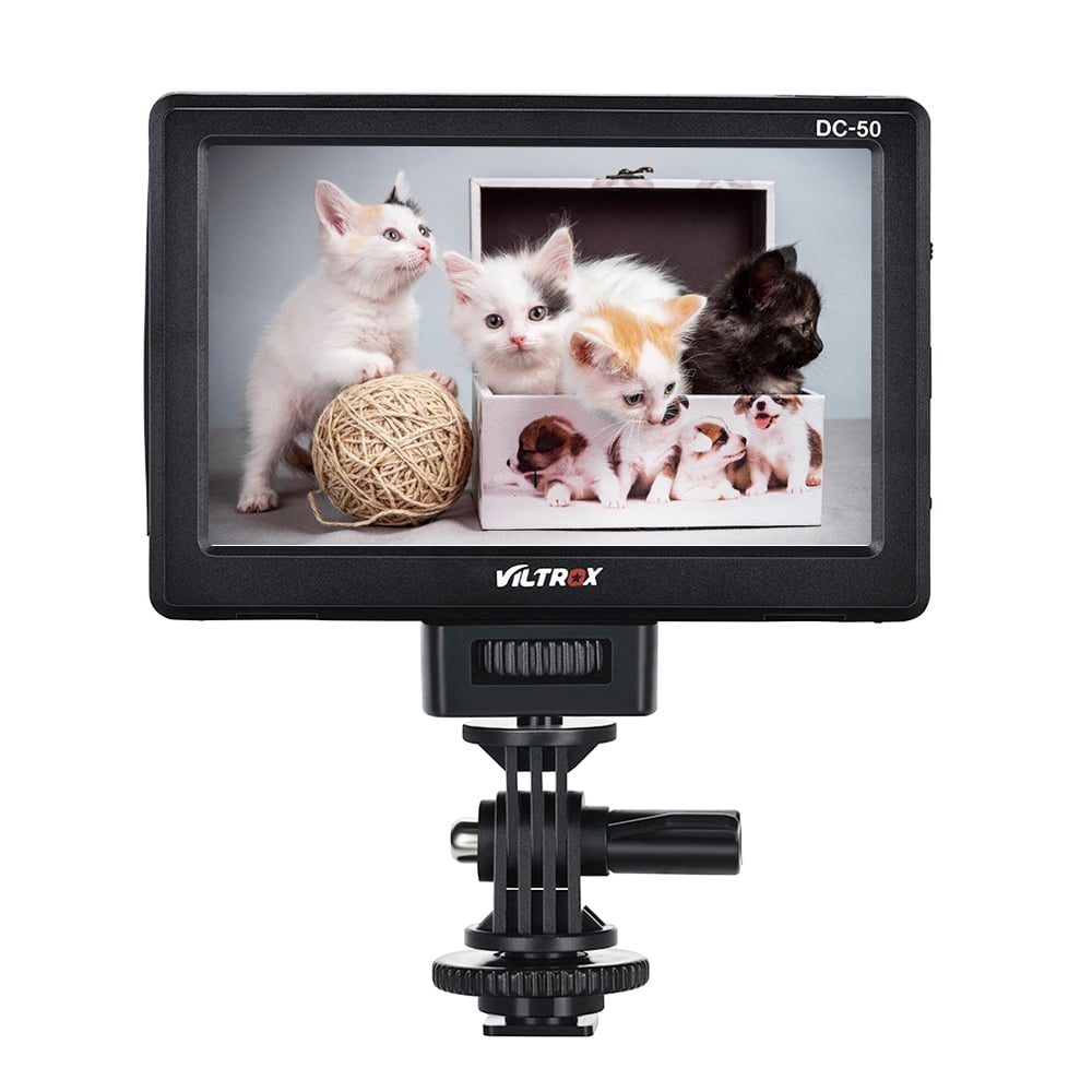 Viltrox Dc 50 Hd Clip On Lcd 5 Monitor Portable Wide View For Canon Nikon Sony Dslr Camera Dv Walmart Com Walmart Com