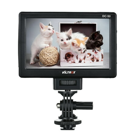Viltrox DC-50 HD Clip-on LCD 5‘’ Monitor Portable Wide View for Canon Nikon Sony DSLR Camera