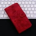 thumbnail image 5 of Compatible avec Google Pixel 6A Étui Portefeuille Embossé Lily avec Porte-Cartes, Étui à Rabat en Cuir PU, 5 of 5