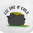 thumbnail image 4 of Inktastic St. Patrick's Day Lil' Pot of Gold Boys or Girls Baby Bib, 4 of 4
